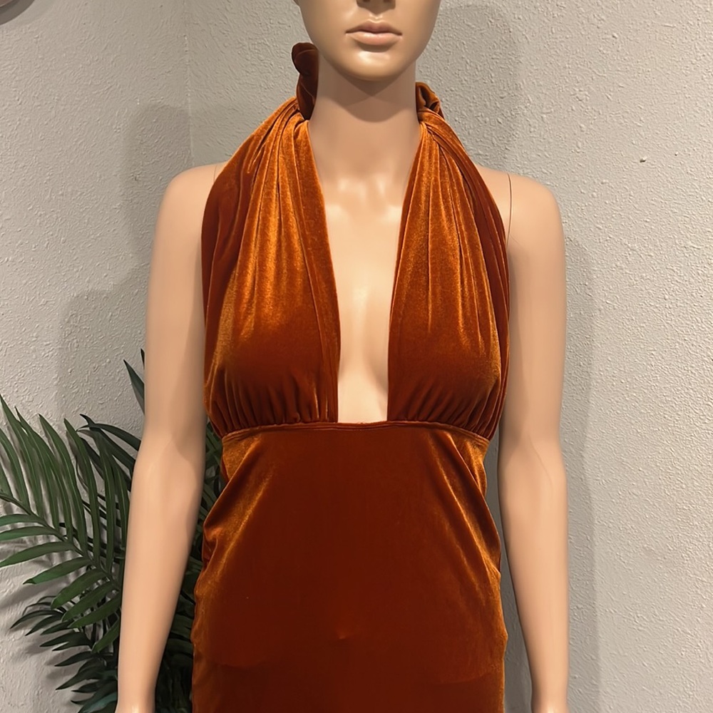 ASOS design backless midi dress